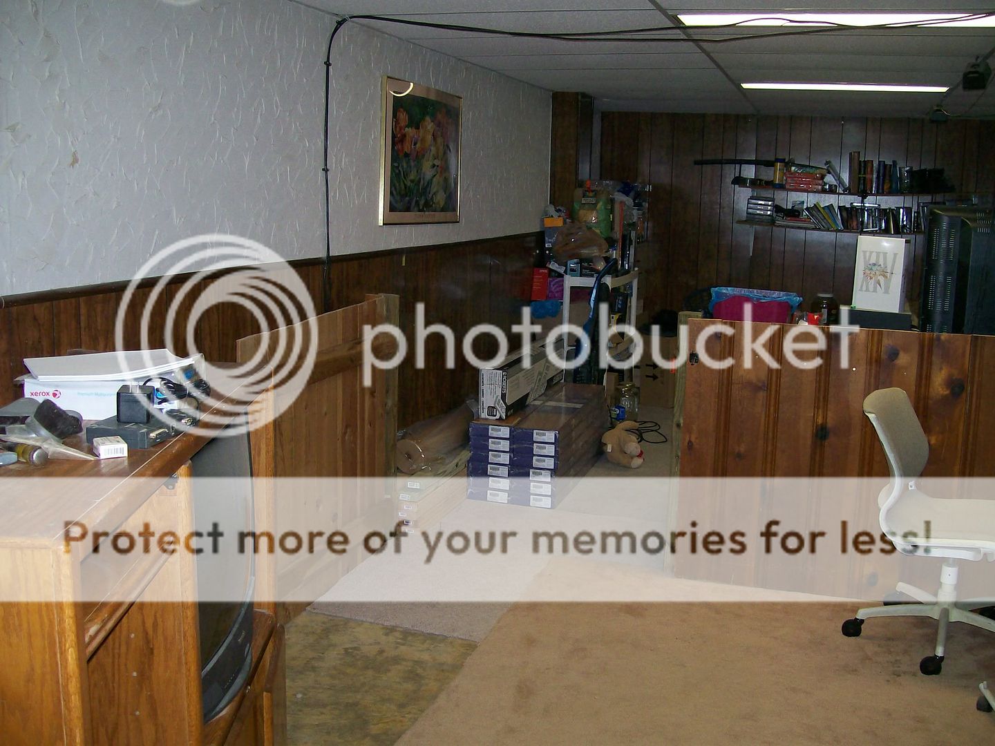 Basement Renovation Project  {Pt 01 before} 100_4316