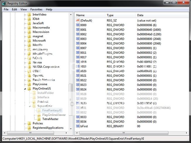 Registry Editing RegEdit