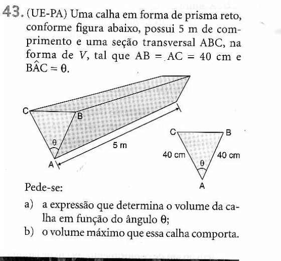 (UEPA) Volume em função de Theta 124124124