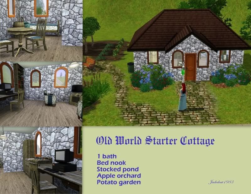 Starters through History--- A series of starters from different archetectural periods Oldworldcottage