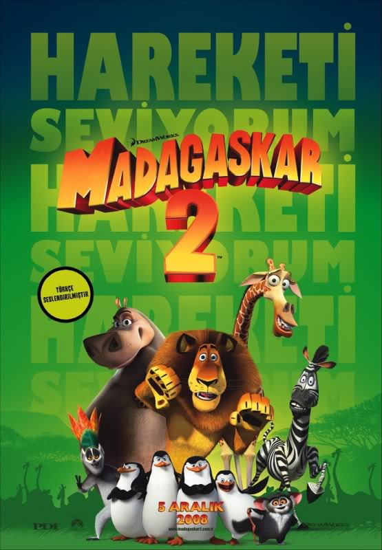 Madagascar 2: Escape 2 Africa | Dvdrip | Türkçe Dublaj | Animasyon-Komedi | Caps Madagaskar2