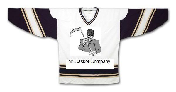 sponsorship, logos, and joiseys! CasketCo