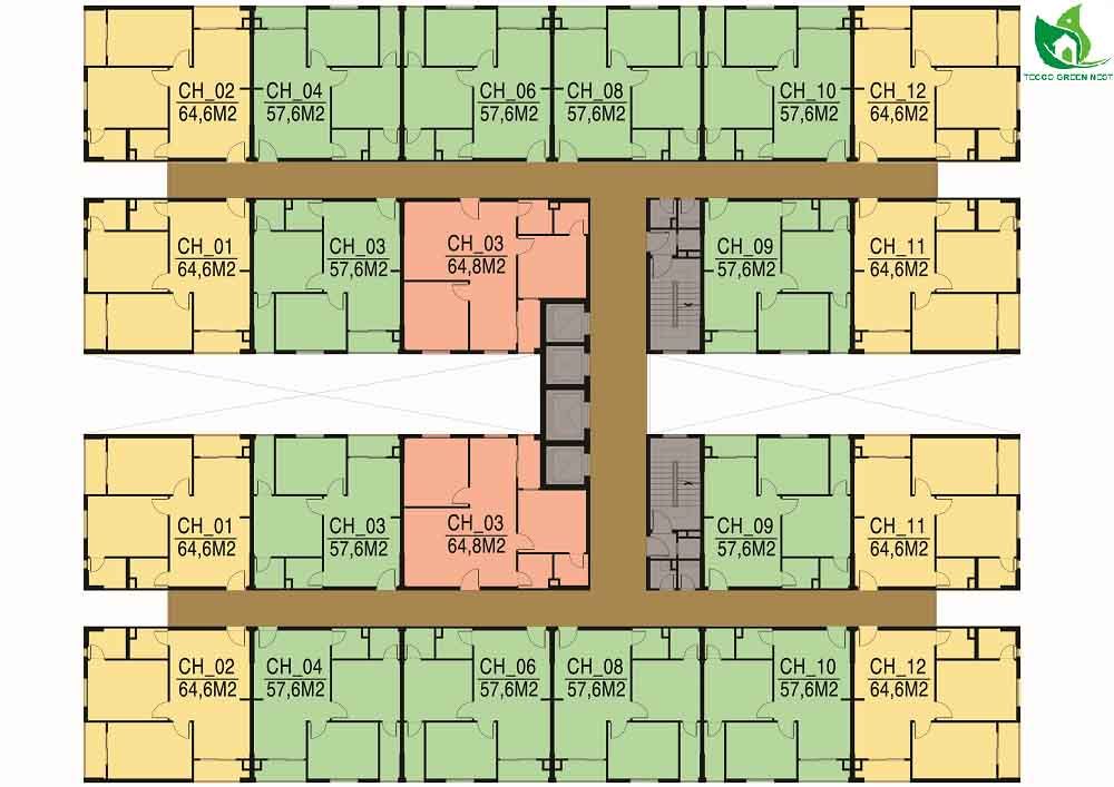 Mặt tiền đường Phan Văn Hớn – 57m2 – 690 triệu – hồ bơi siêu thị trường học cinema Matbangmau