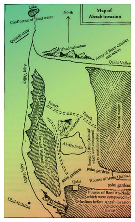 Al-Ahzab (The Confederates) Invasion Map_pg316