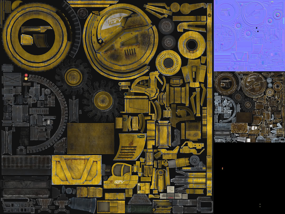 Hard Surface WIP's - Page 3 Textureflats-1