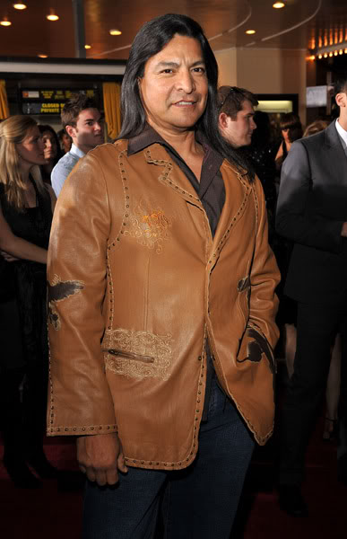 Gil Birmingham at the LA premiere of New Moon Gg