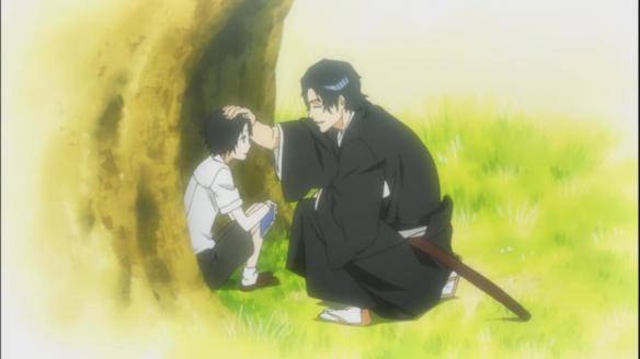 Ginjo’s Death – Lost Substitute Shinigam Arc Ends – Bleach 366 Ginjo-helps-tsukishima