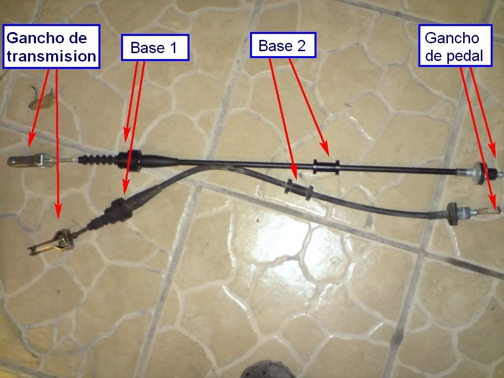 Cambio de chicote de Clutch de Nissan 2000GSR Chkt21