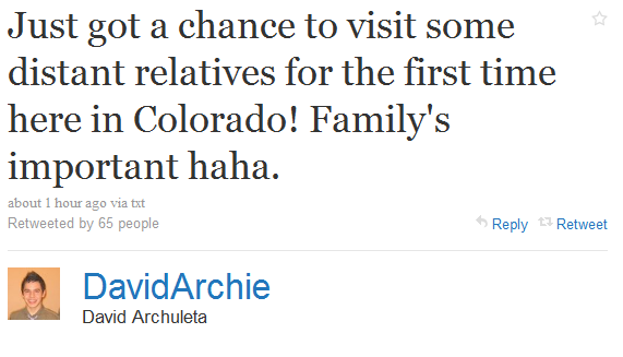 The Offical David Archuleta Twitter - Page 7 Familytweet