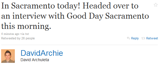 The Offical David Archuleta Twitter - Page 7 Tweet1