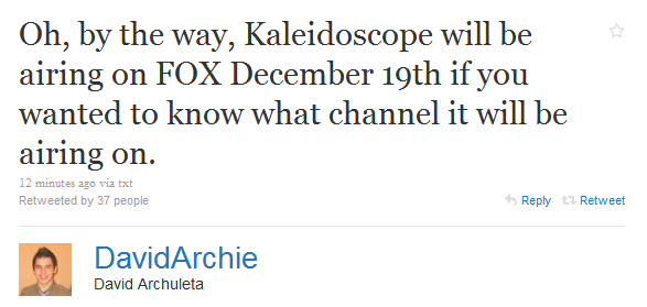The Offical David Archuleta Twitter - Page 7 Fox