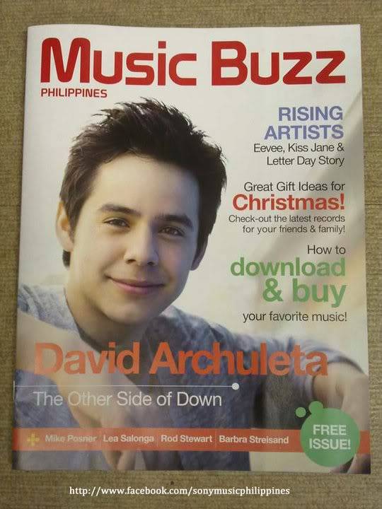 David on 'Music Buzz' magazine--Philippines and 'Hot Magazine'--Malaysia Woot2