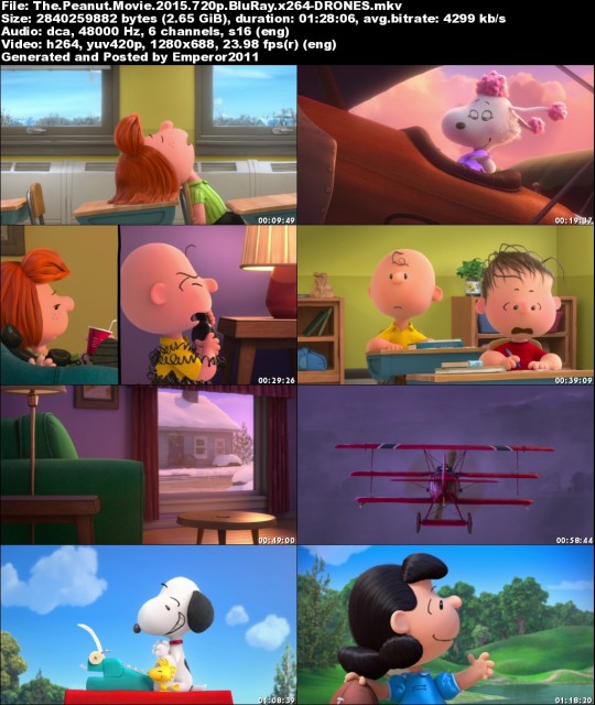 The Peanuts Movie 2015 720p BluRay DRONES 8d547040314478879c8d0db3a058e2cc