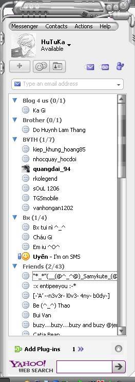 Yahoo!Messenger Tools Skin2