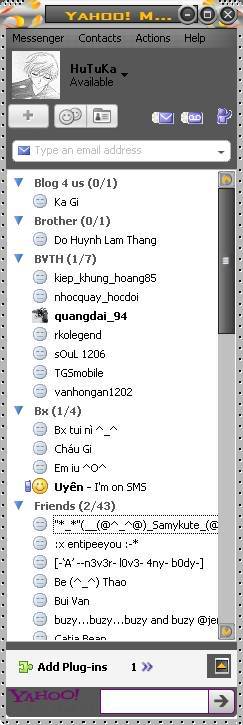 Yahoo!Messenger Tools Skin3