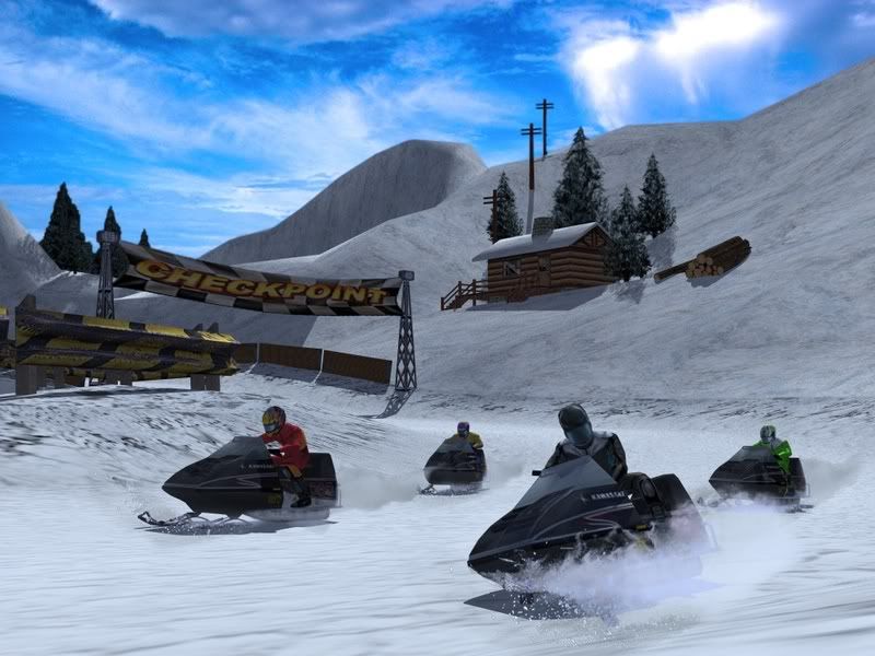 لعبة Kawasaki Snowmobiles Wii KAWASNOW2