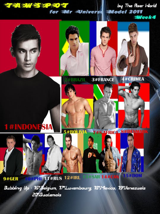 Mr. Universe Model 2011:  Juan Pablo Gomez from Venezuela  MisterUniverse1