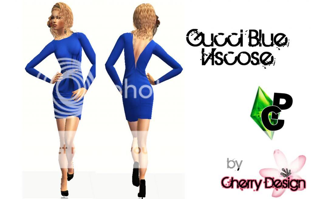 Gucci Blue Viscose - F GucciBlueViscose