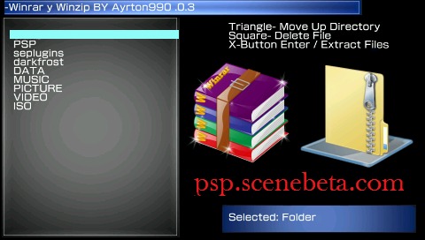 WINRAR APP For PSP Djhd
