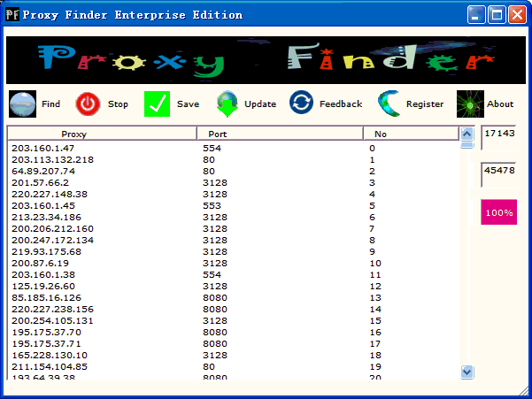 Tìm proxy giúp tăng tốc độ download ở Mediafire nhanh chóng Proxy-finder-enterprise