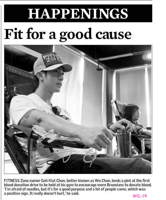 [27/02/10] Wu Chun hiến máu nhân đạo Fitforagoodcause