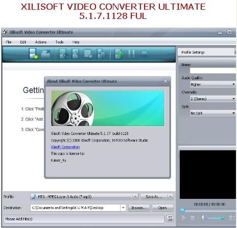 Multi Media Player Xilisoftvideoconverter
