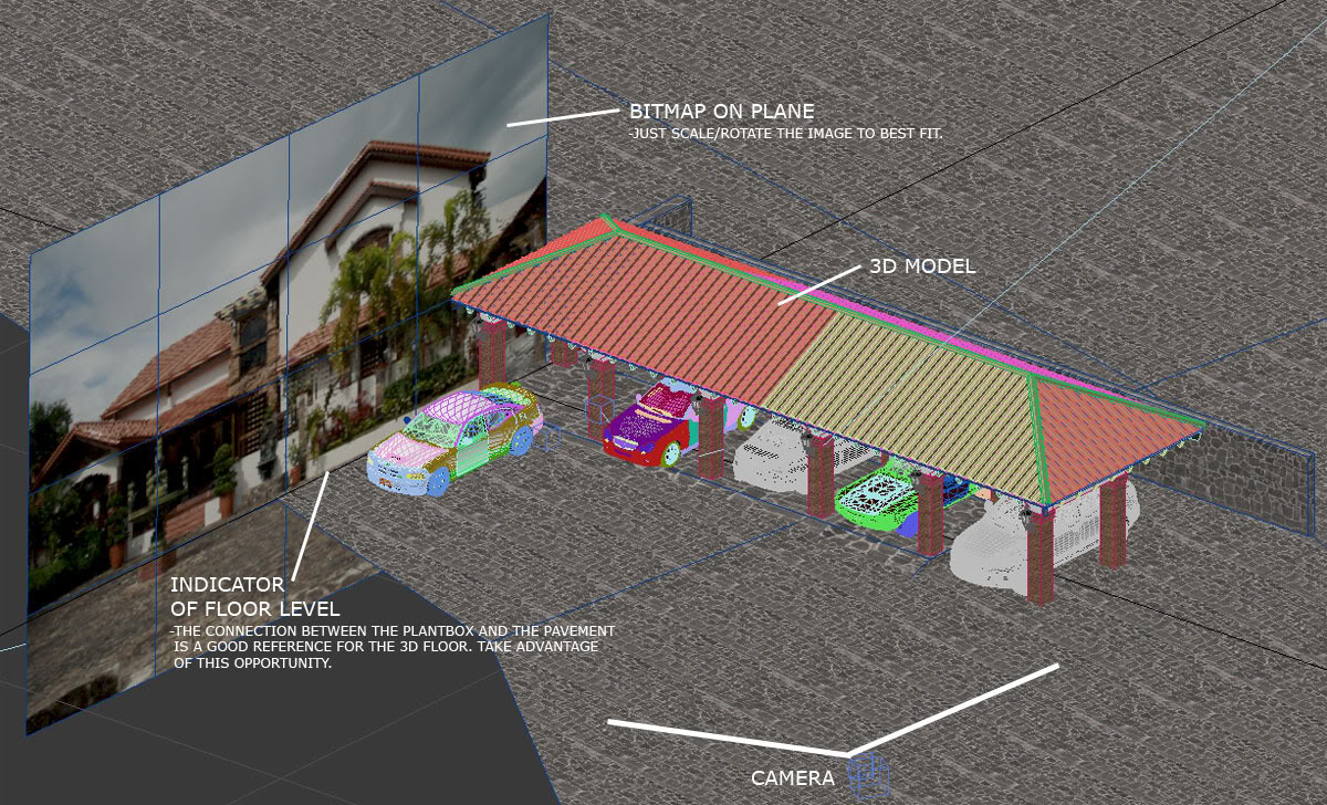 Photomatching a bitmap on plane and a 3d model - Page 2 Carport3d