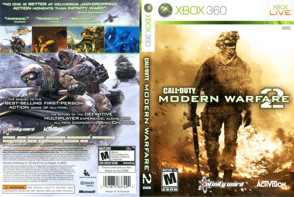 MW2 xbox360 Codmw2