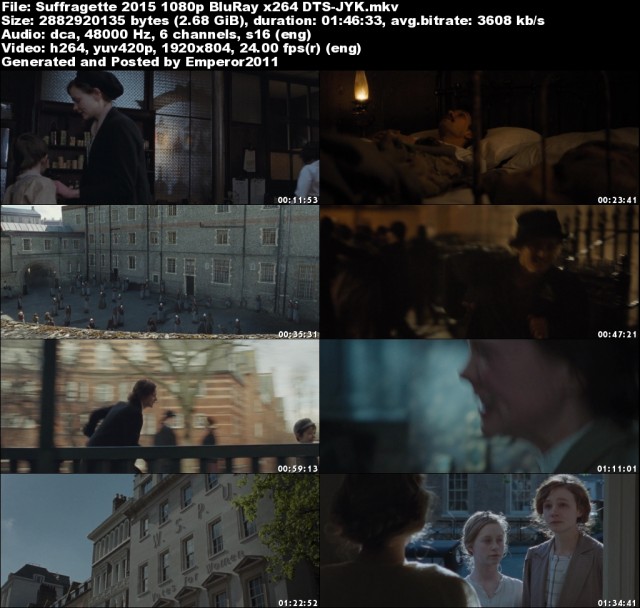 Suffragette 2015 1080p BluRay  DTSJYK 8755adf145a9950eddffcb34eb7372f6