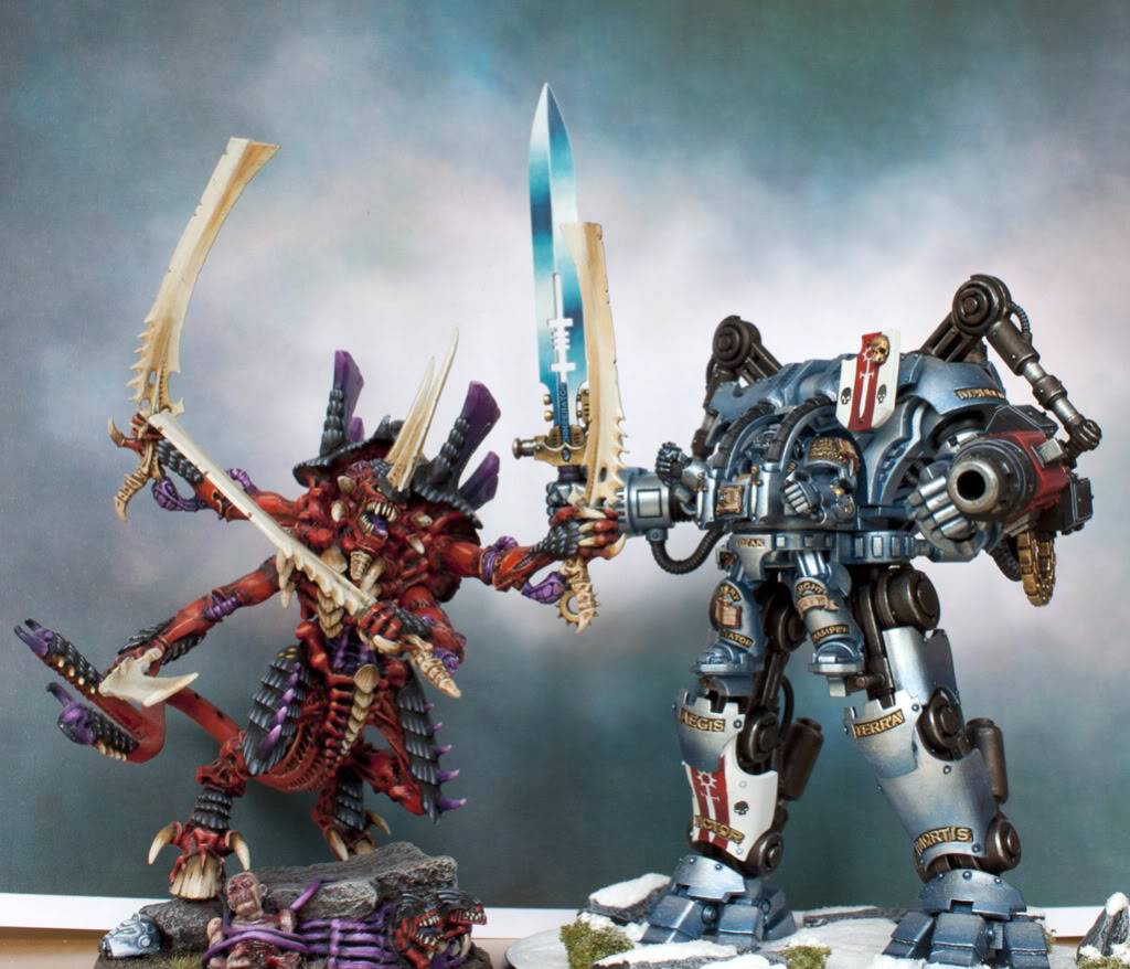 Garfy's Grey Knight Dreadknight DreadknightvsSwarmlord