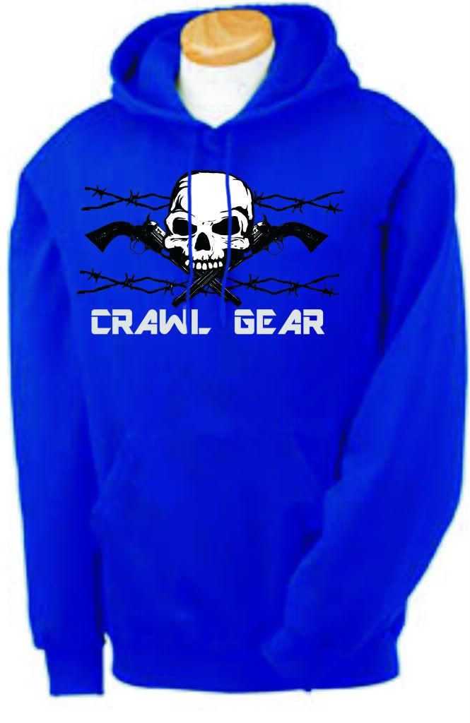 Crawl Gear Clothing Hoodiepistols