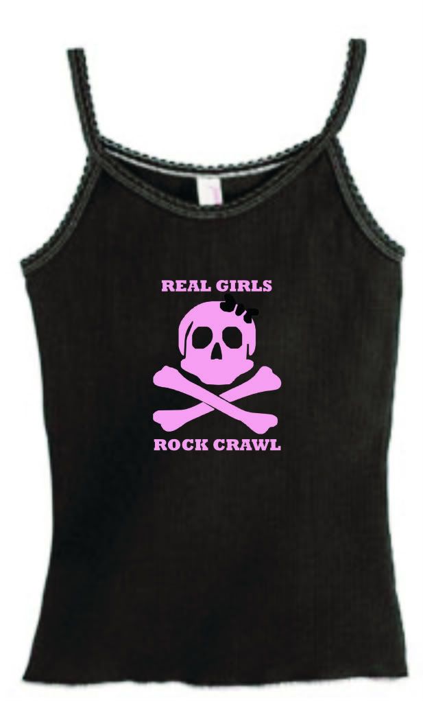 Crawl Gear Clothing TankREALGIRLSROCKCRAWLBLACKjpg