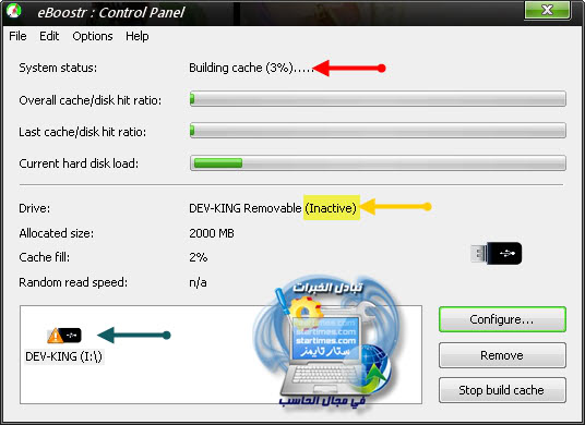 حول أي فلاشة USB على شكل RAM 5