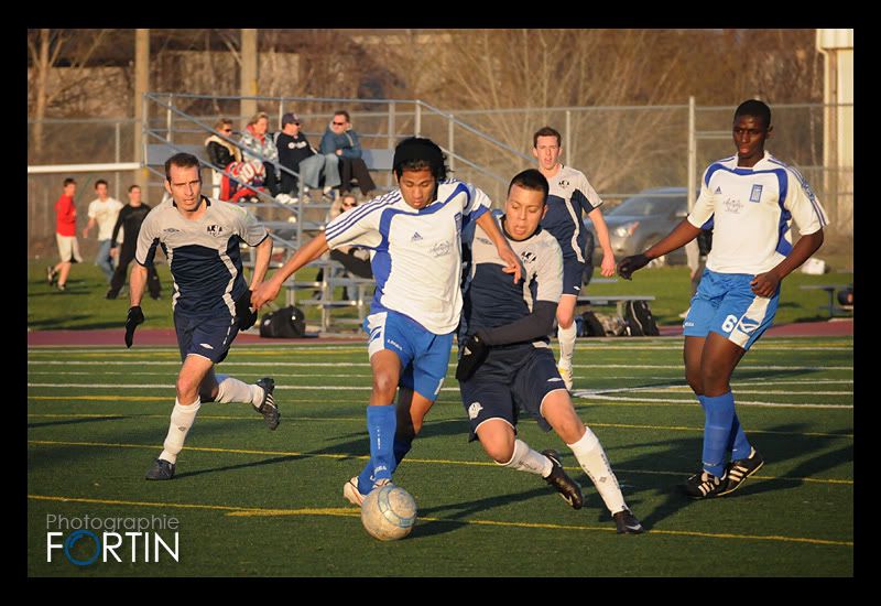 Pas facile la photo d'action! Soccer