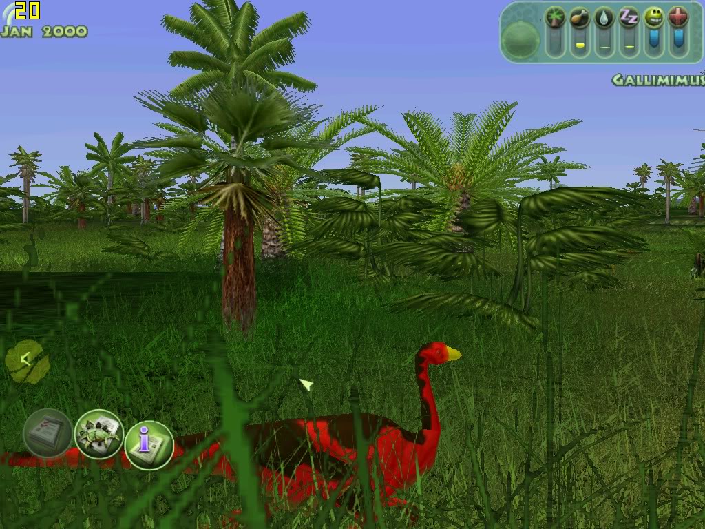 Maxtyrannus's Dinosaur king pack Gallimimus2