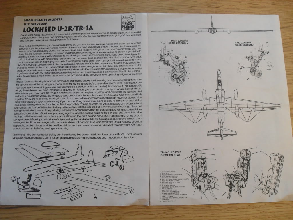 Dragon Lady aka Lockheed U2 (High Planes models 1:72) SDC11600