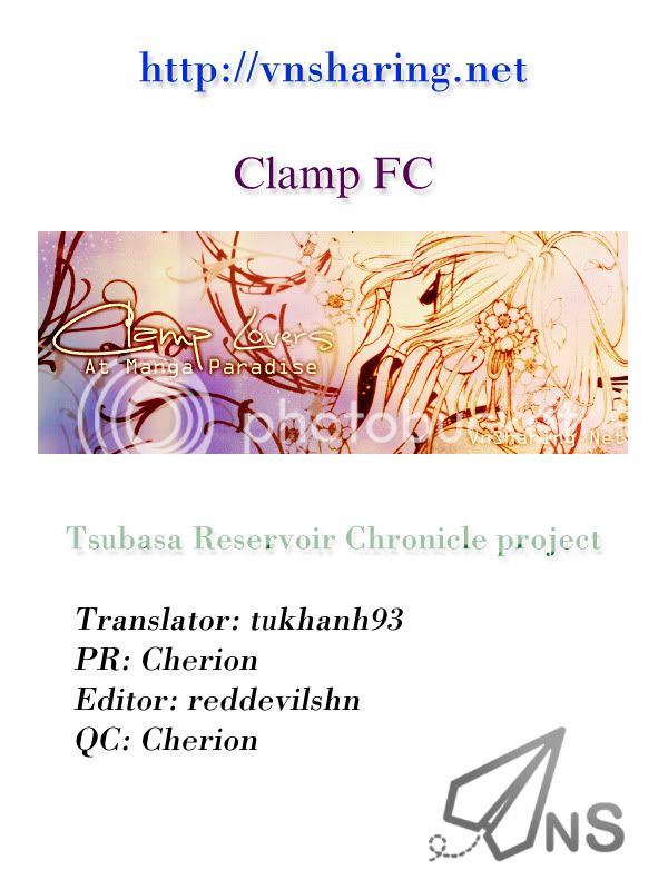 [Clamp][Tsubasa Reservoir Chronicle] Chap 1 Credit