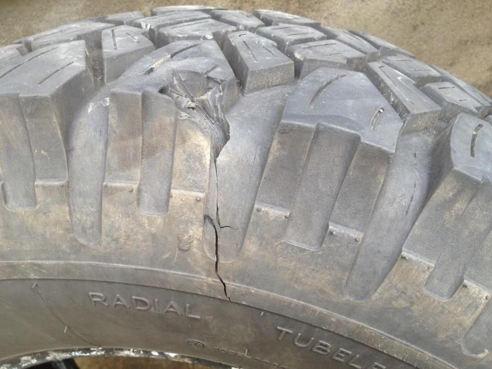 How come this never happens to a worn out tyre? :( Tyre2