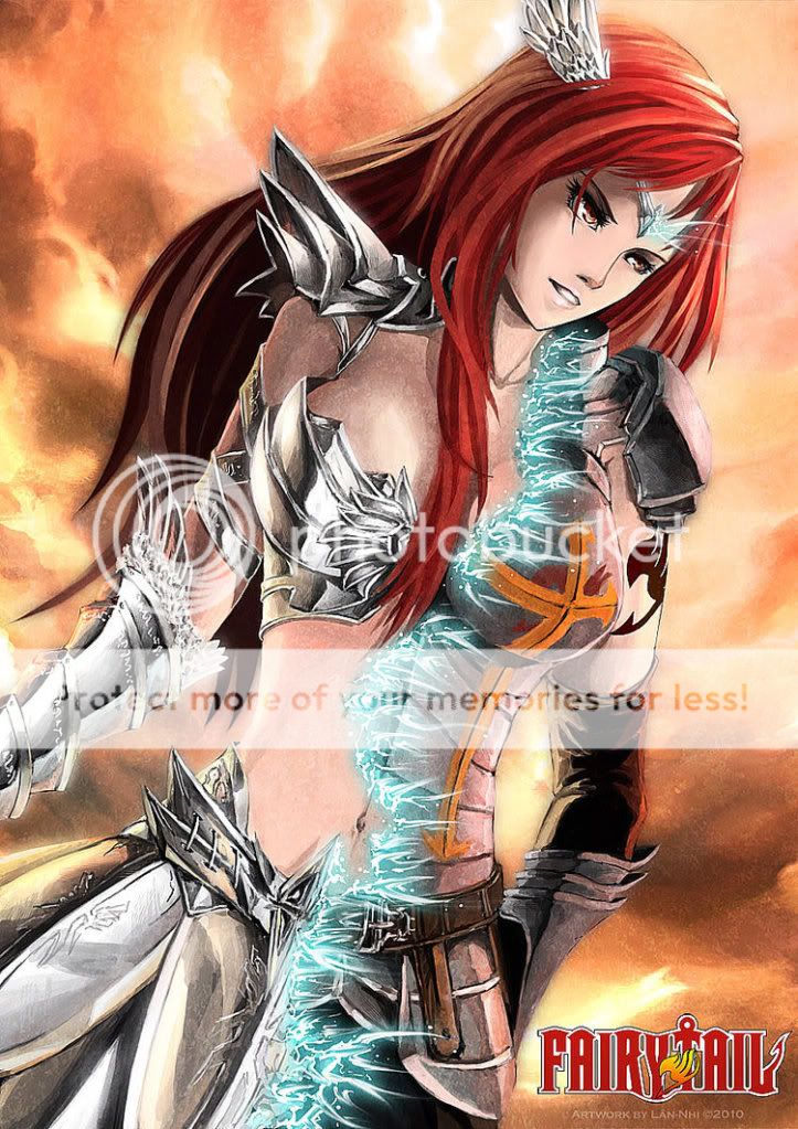 Elizabeth Lianne Cara Wealt _Fanart__Erza_Scarlett_by_Kasailan