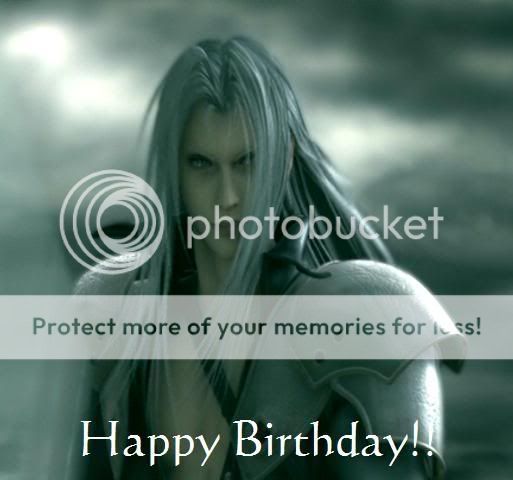 Hey Sephiroth!!! Sephyhappybirthday