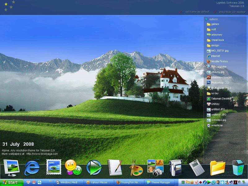 Talisman Desktop 3.0 Build 3006  - “cách mạng hóa” giao diện desktop Untitled2