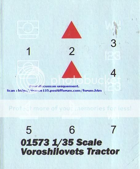 Tracteur Voroshilovets. Trumpeter, ref 01573. 1/35. Kit plastique. VOROSHILOVETSTRUMPETER1-3513