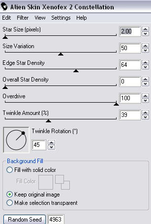 Bling Constellationsettings