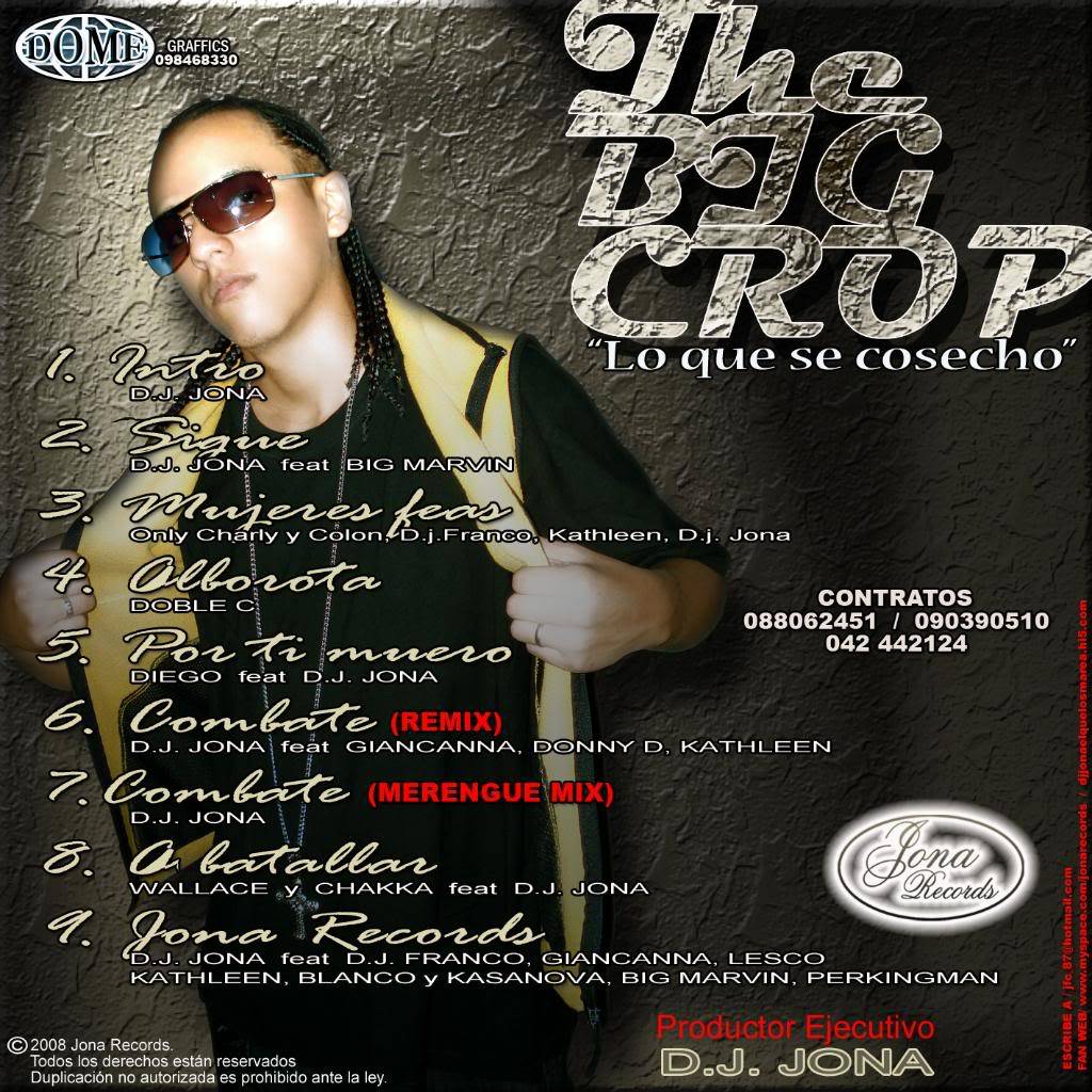 THE BIG CROP - LO QUE SE COSECHO - DJ JONA (JONA RECORDS) THEBIGCROP-LOQUESECOSECHO-CONTRAPOR