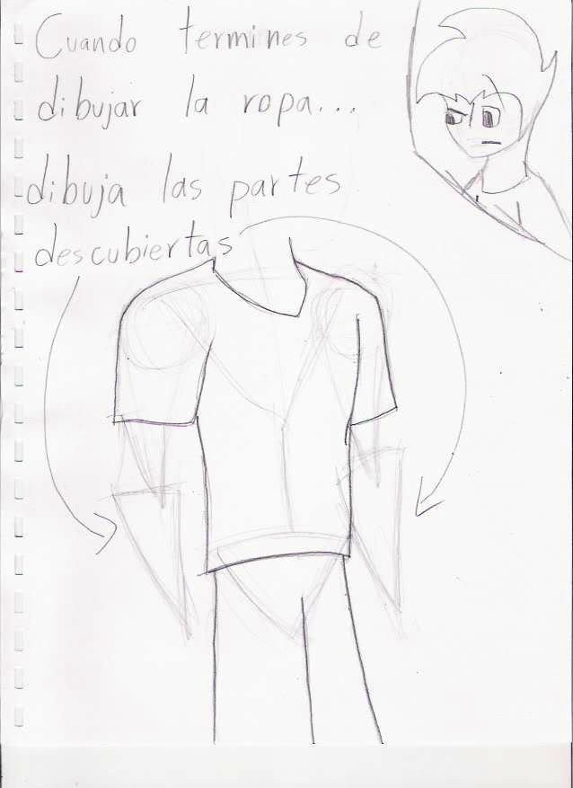 Para hacer un dibujo / Parte 3 --- Las técnicas de dibujo Dib-ropa