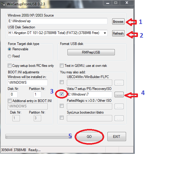 Hướng dẫn làm USB Boot 3 trong 1 , Setup Win 7, XP và HirenBoot Capture-2