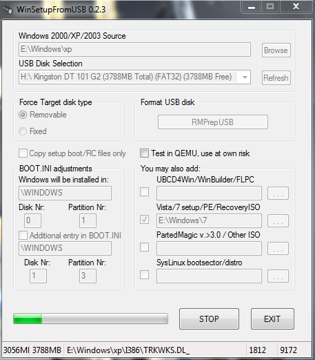 Hướng dẫn làm USB Boot 3 trong 1 , Setup Win 7, XP và HirenBoot Capture2