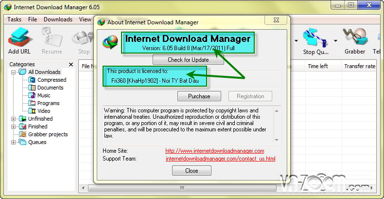 Internet Download Manager 6.05 Build 8 Final Fri360-31