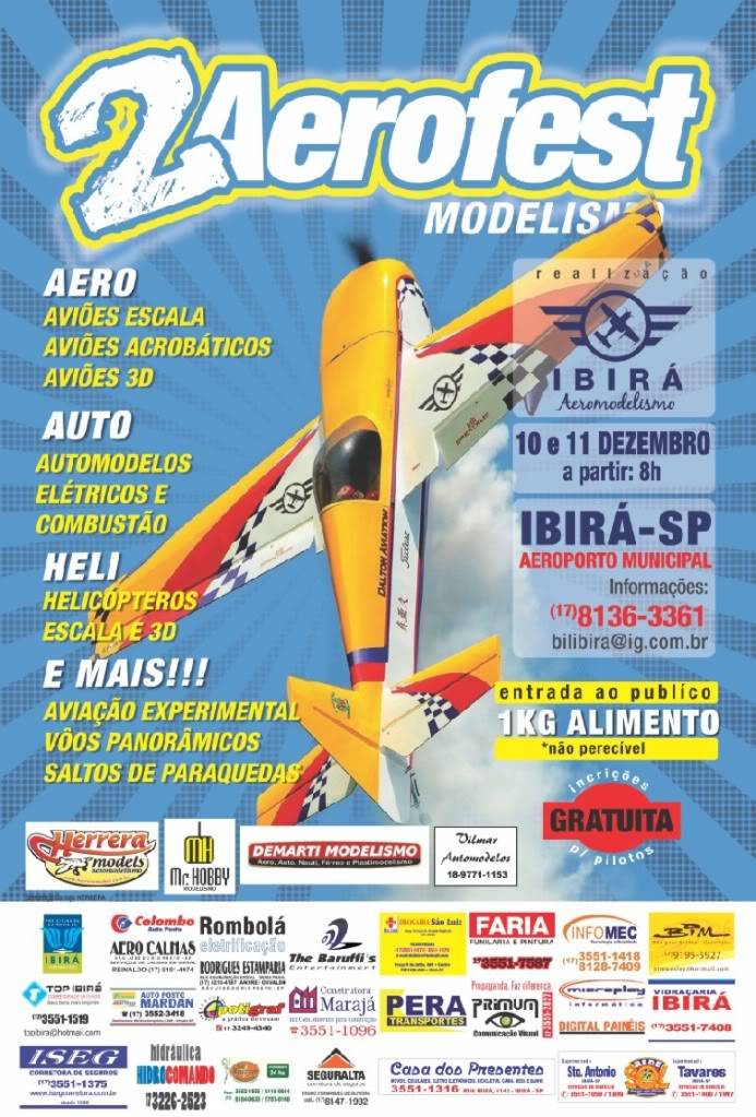 2º Aerofest de Ibirá!!!! CARTAZCOMPATROCINADORES