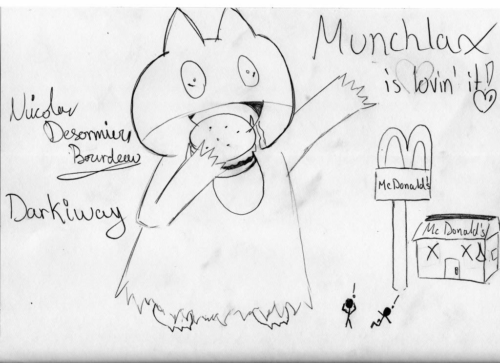 Theme drawing 2: Munchlax MunchinMcdo